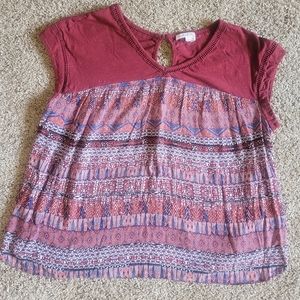 Anthropologie Aztec Blouse (L)